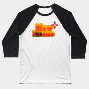 Cactus at Sunset in New Mexico Baseball T-Shirt